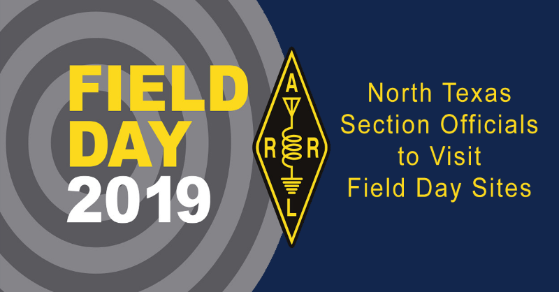Section Officials to Visit 2019 Field Day Sites